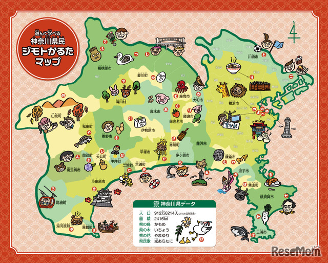 神奈川の大判マップ