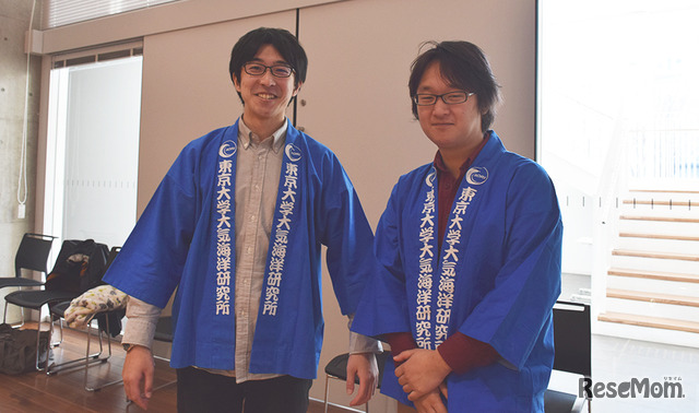 「第5回さいえんす寿司BAR」東京大学大気海洋研究所の学生が出迎え