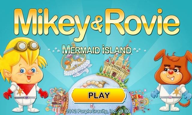 『Mikey &amp; Rovie - Mermaid Island』起動画面