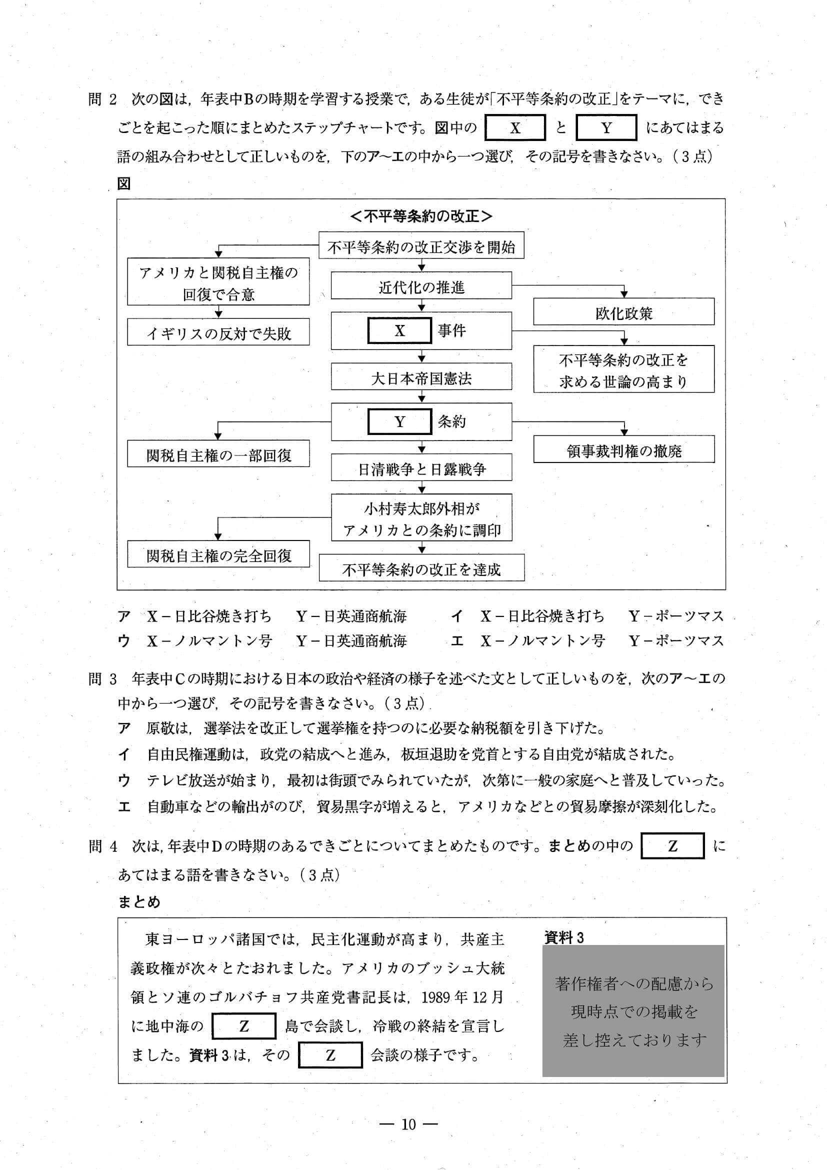 2024年度 埼玉県公立高校入試（標準問題 社会・問題）10/18