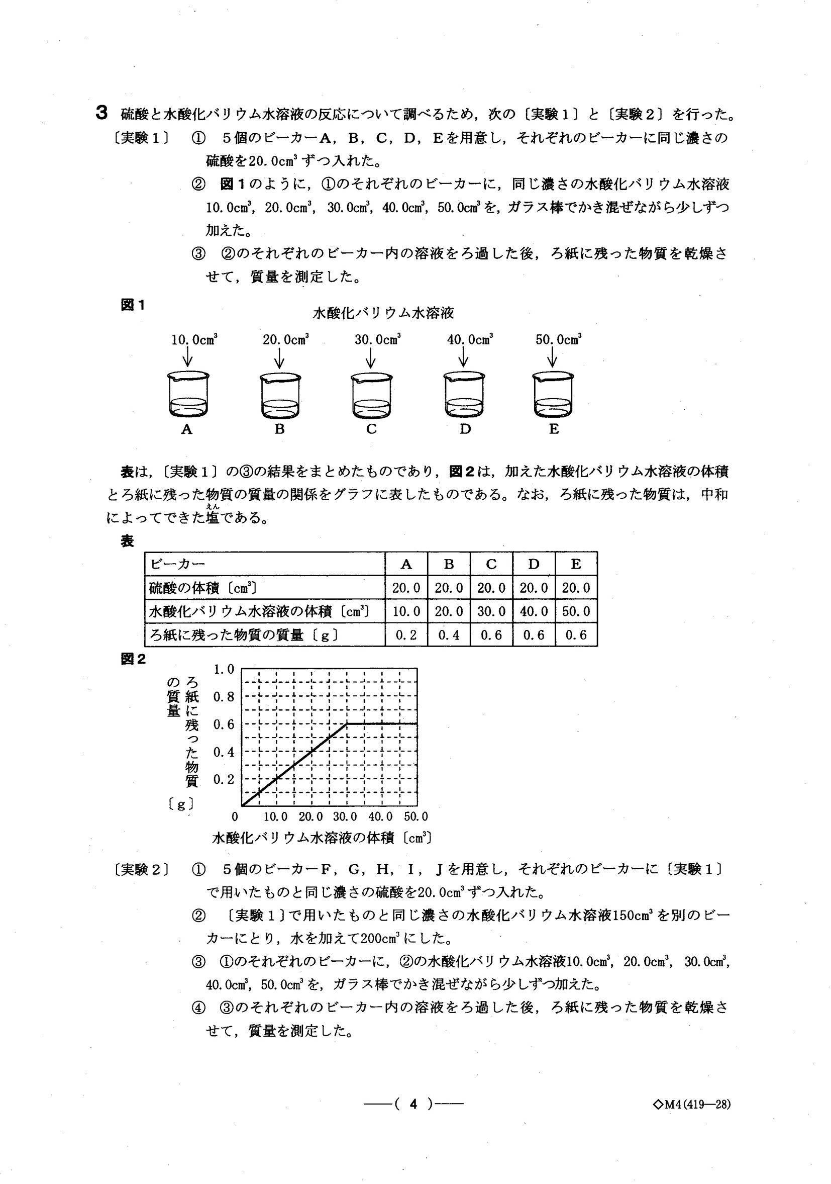 2015年度 愛知県公立高校入試（理科 A日程・問題）4/10