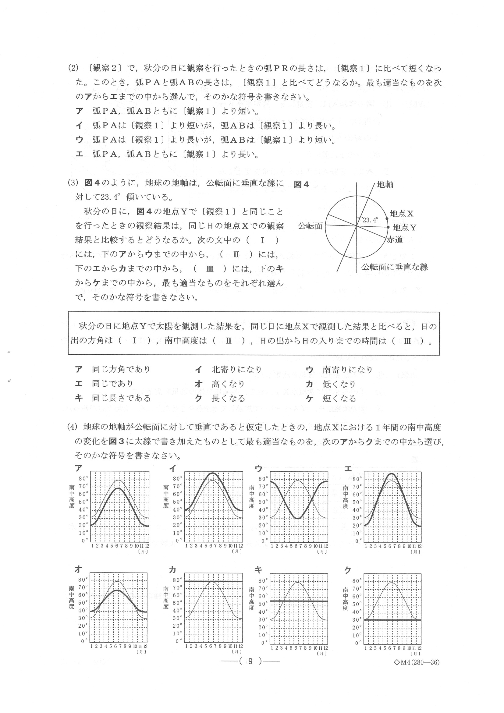 2019年度 愛知県公立高校入試（A日程 理科・問題）9/10