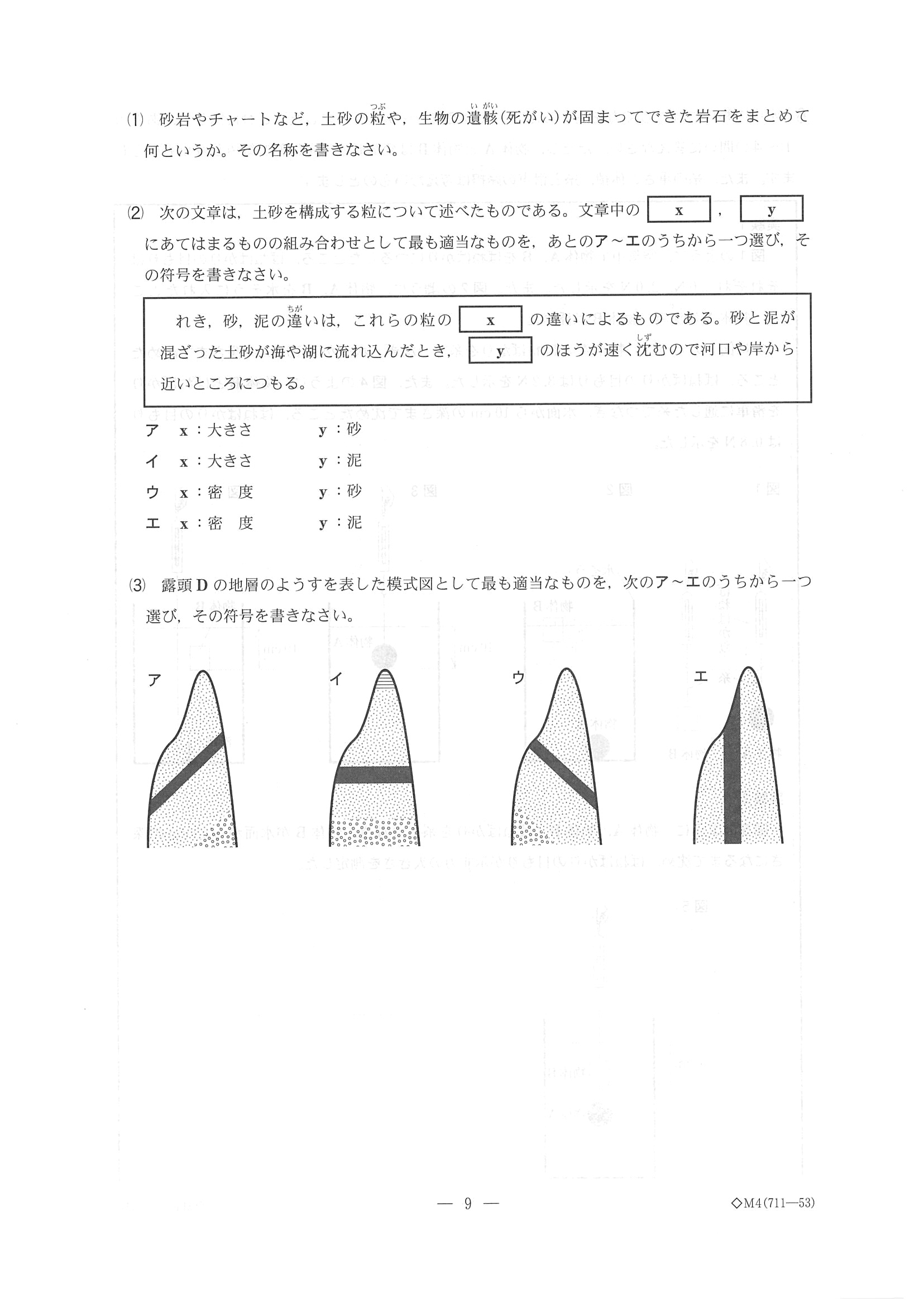 2016年度 千葉県公立高校入試（理科 前期・問題）9/17