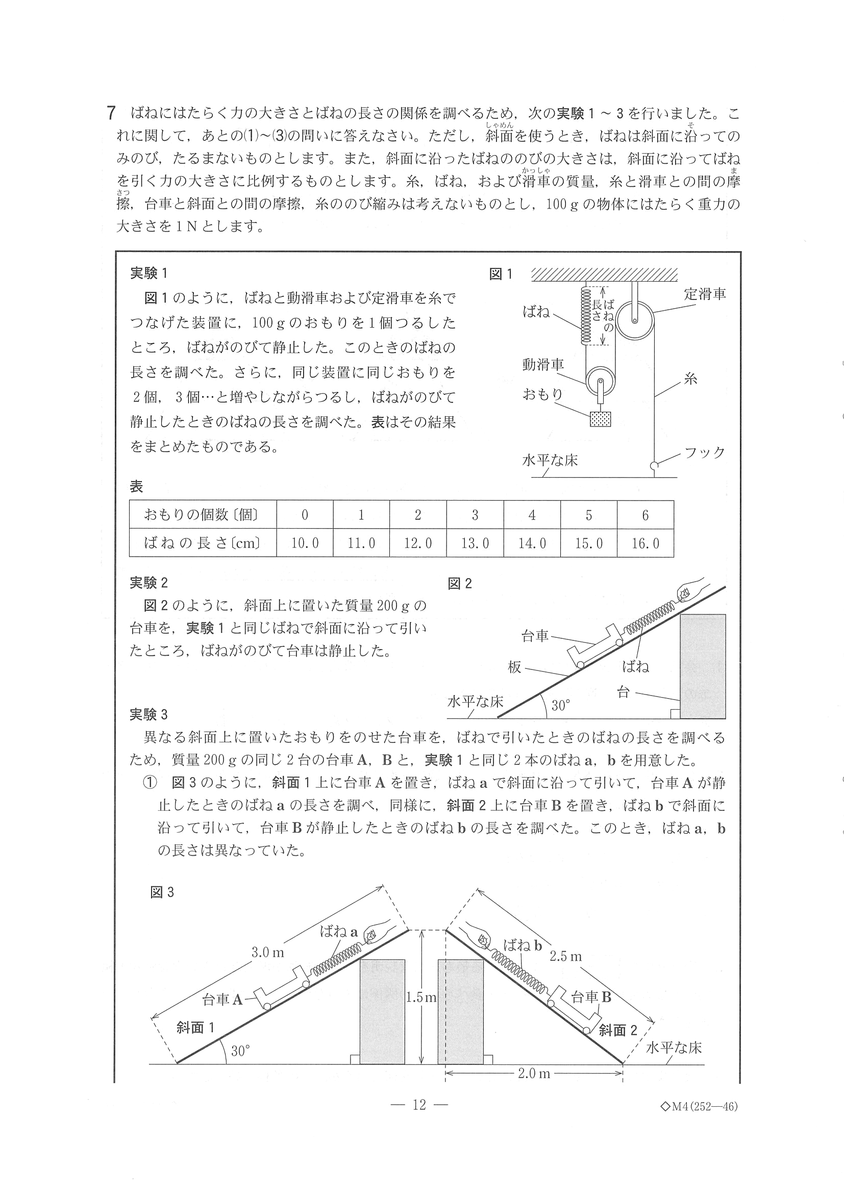 2018年度 千葉県公立高校入試［前期選抜 理科・問題］12/17