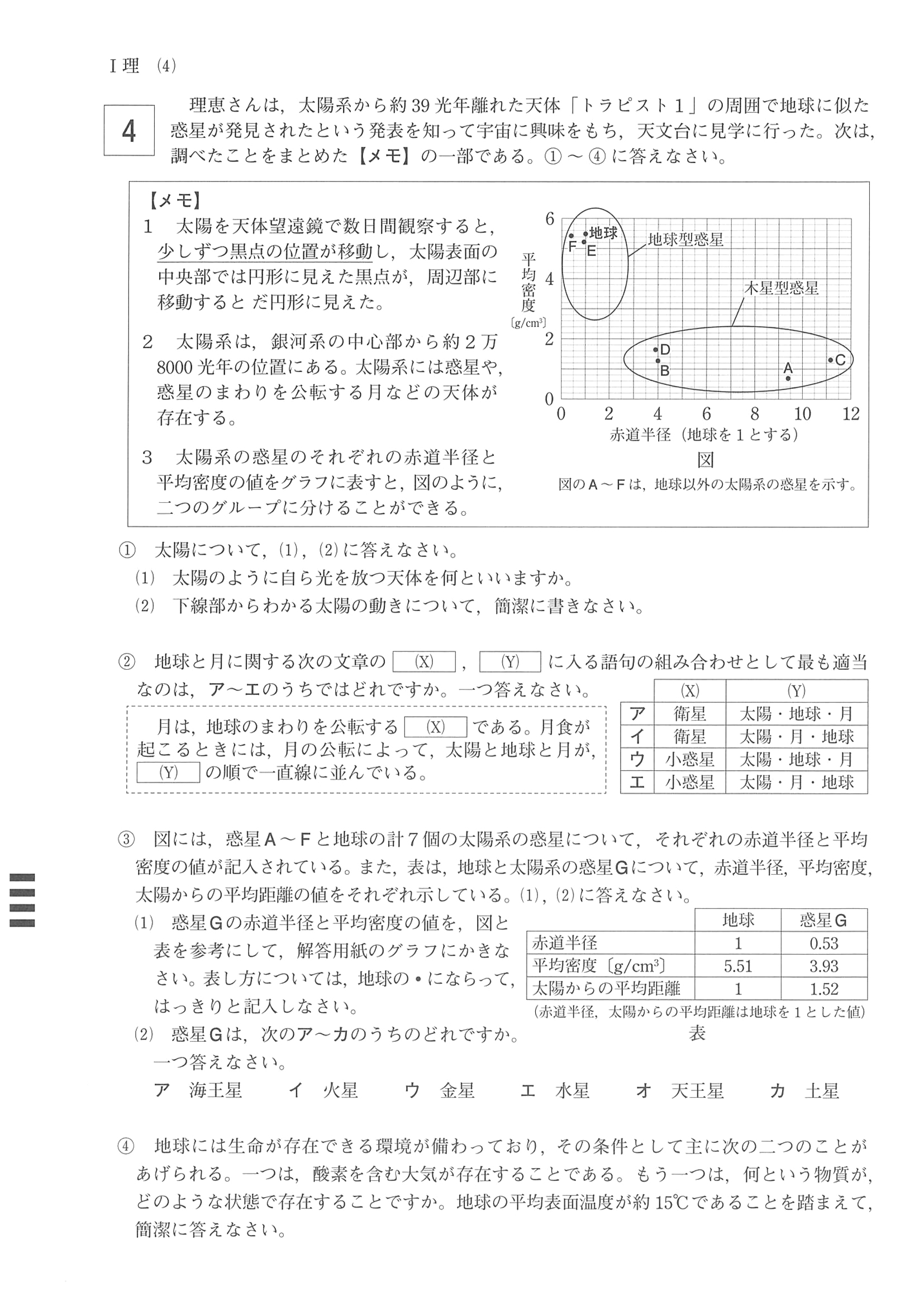 18年度 岡山県公立高校入試 第1期 理科 問題 5 6