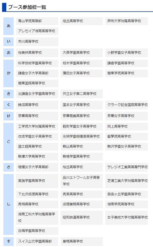 高校受験18 桐蔭 青学など約150校が参加 神奈川私立高校入試相談会9 23 2枚目の写真 画像 リセマム