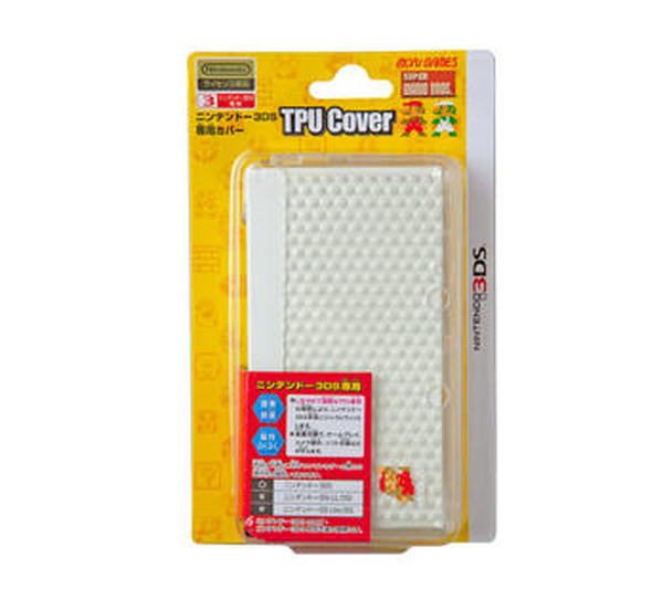 キズや汚れから3DSをしっかりガード「TPUカバー スーパーマリオ