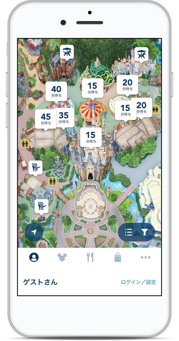 スマホ向け 東京ディズニーリゾート アプリ 18年夏より リセマム