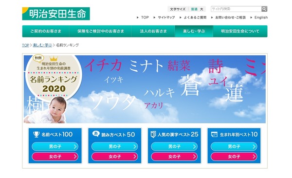 年生まれの名前 男の子 蒼 女の子 陽葵 男女とも初の1位に 6枚目の写真 画像 リセマム