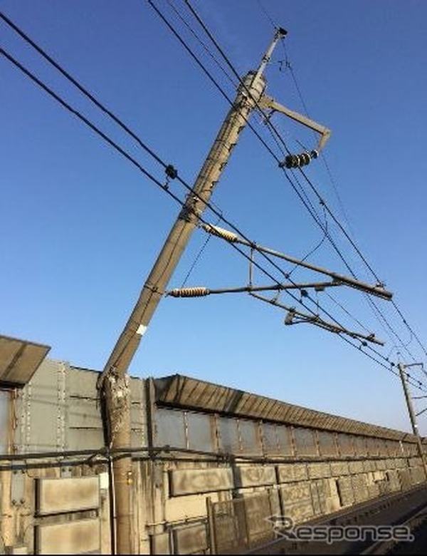 M7.3で東北新幹線の設備に甚大な被害福島県沖地震