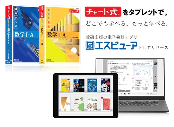 チャート式数学」電子書籍発売…教材同士の連携機能も | リセマム