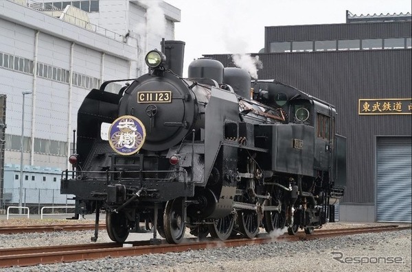 東武「C11形蒸気機関車123号機」7/18運用開始 | リセマム