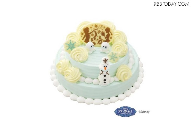 ‘アナと雪の女王’ サプライズケーキ ～‘オラフ’ みんなのケーキ食べちゃダメよ～