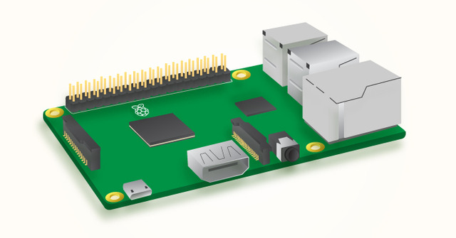 Raspberry Pi 3 Model B（出典：raspberrypi.org）