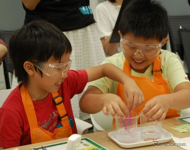 2015年の子ども実験教室の様子