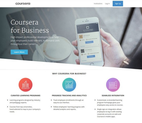 世界一流大学の講義を企業向けにカスタマイズ Coursera For Business 登場 リセマム