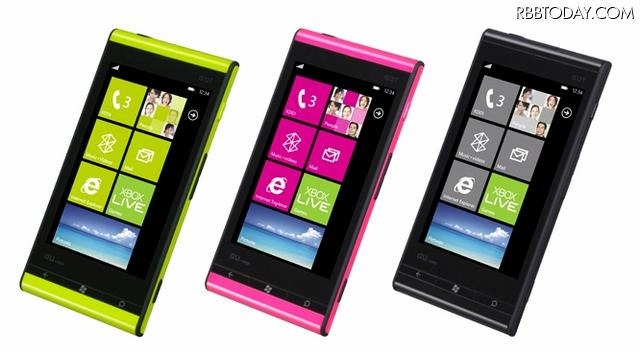 auスマートフォン「Windows Phone IS12T」
