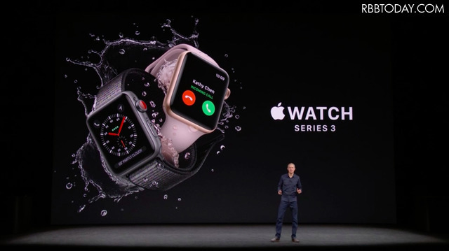 Apple、LTE通信も可能な「Apple Watch Series 3」を発表！