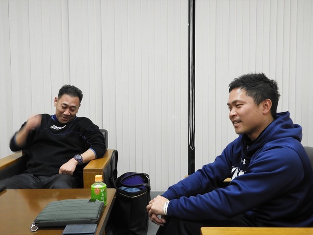 成田・尾島監督はかつて、検見川・酒井監督を中学時代に勧誘に行っていたことがあった