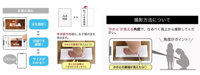子どもの足をスマホで簡単に計測 Arを活用したアプリ リセマム