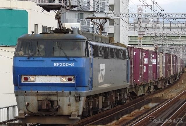 今年3月のダイヤ改正を機に引退したEF200形電気機関車。