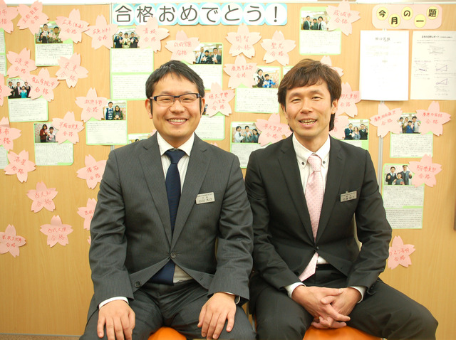 SS-1代表の小川大介氏（左）と、成城学園教室の竹澤智之室長（右）