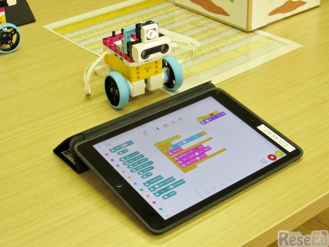 相模原市立清新中学校のプログラミング授業で使われているレゴ「SPIKEプライム」