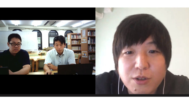 左からルネサンス大阪高等学校の久保健都先生、森戸健一先生、山田和弘先生