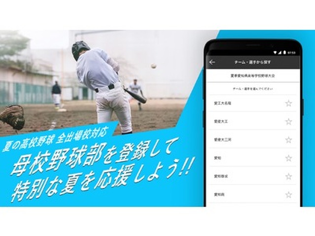 夏の高校野球　全出場校対応