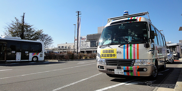 埼玉工業大学 自動運転AIバスによる「塩尻型次世代モビリティサービス実証プロジェクト」（2020年11月24～27日）