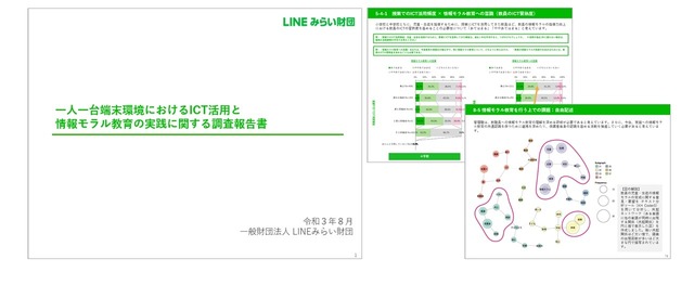 1人1台端末環境におけるICT活用と情報モラル教育の実践に関する調査報告書