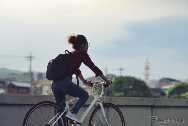 自転車 乗車