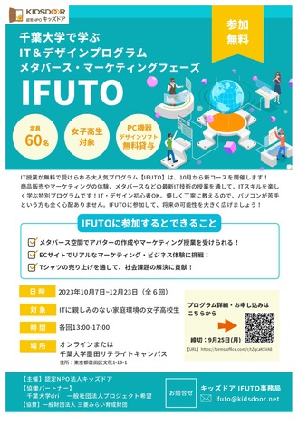 千葉大学で学ぶIT＆デザインプログラム IFUTO メタバース・マーケティングフェーズ