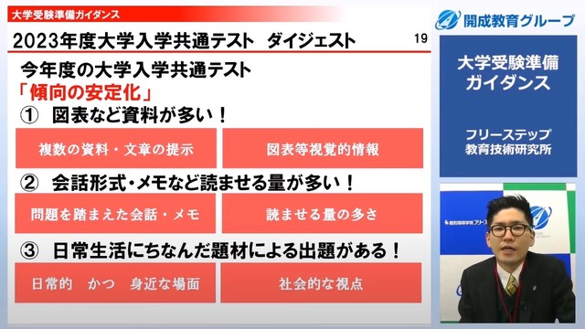 2023年度大学入学共通テスト ダイジェスト