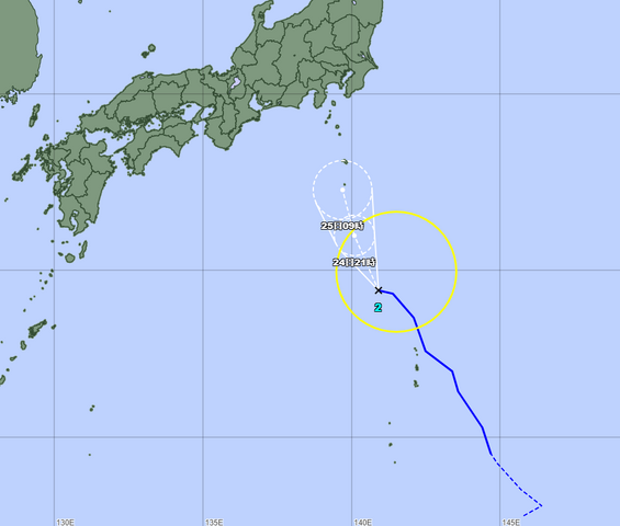 台風2号