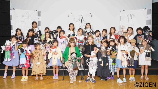 「こどもファッションプロジェクト」のようす