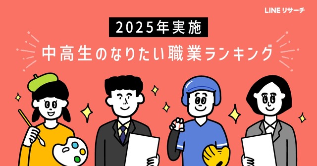 中高生のなりたい職業ランキング