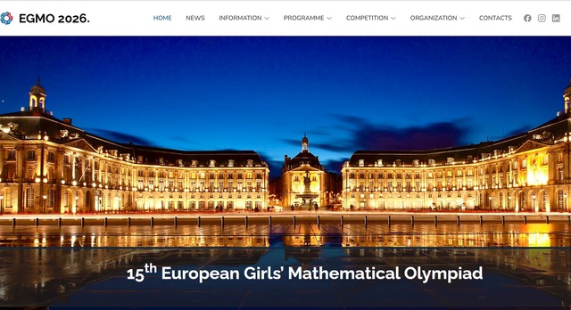第15回ヨーロッパ女子数学オリンピック（EGMO）