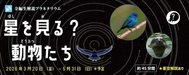 全編生解説プラネタリウム星を見る？動物たち