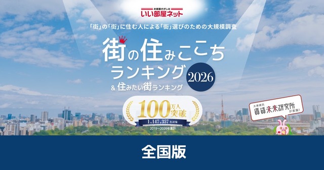 街の住みここちランキング＆ 住みたい街ランキング2026