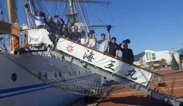 国内体験航海のようす