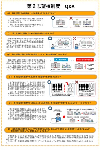 令和9年度 福岡県立高等学校入学者選抜「第2志望校制度」