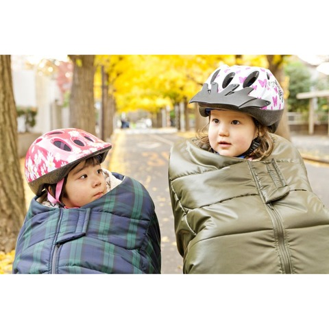 ママ達のあったらいいなを形にした 自転車子ども用防寒マフ Biket リセマム