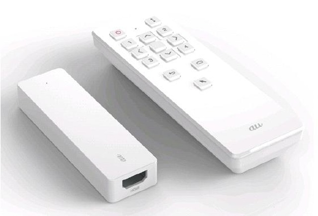 「Smart TV Stick」機器本体及びリモコン外観