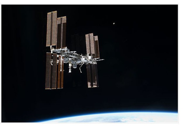 国際宇宙ステーション（写真提供NASA）
