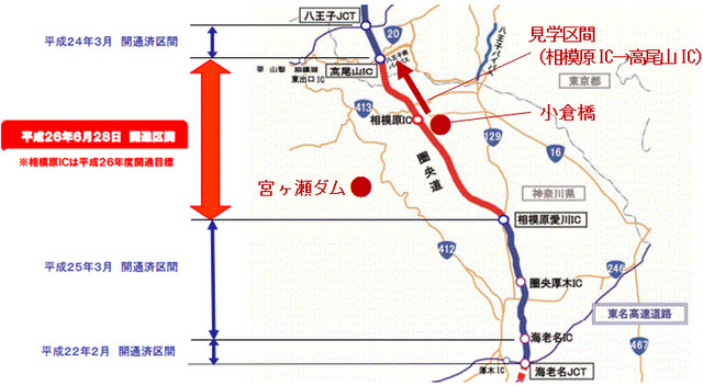 圏央道見学ウォーキング