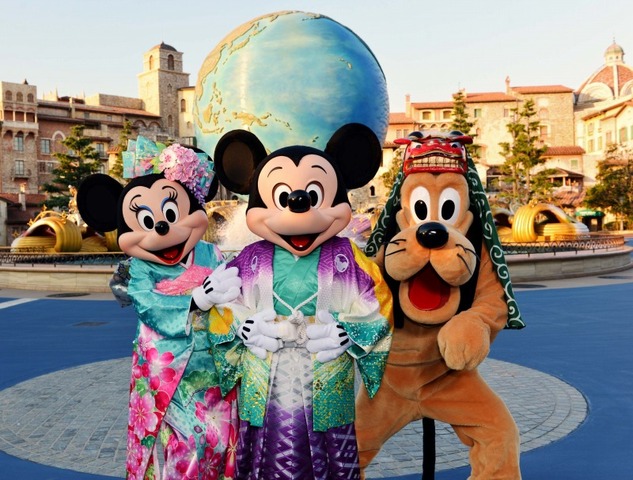 東京ディズニーリゾートのお正月 和服姿のミッキーやミニーがご挨拶 リセマム
