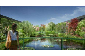 【GW】西武池袋店屋上に「食と緑の空中庭園」、モネ「睡蓮」の世界 画像