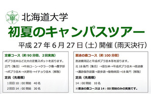 北大の現役学生ガイドによる「初夏のキャンパスツアー」6/27 画像