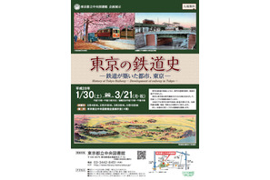 「東京動脈」の展示も…都立中央図書館で鉄道史企画展1-3月 画像